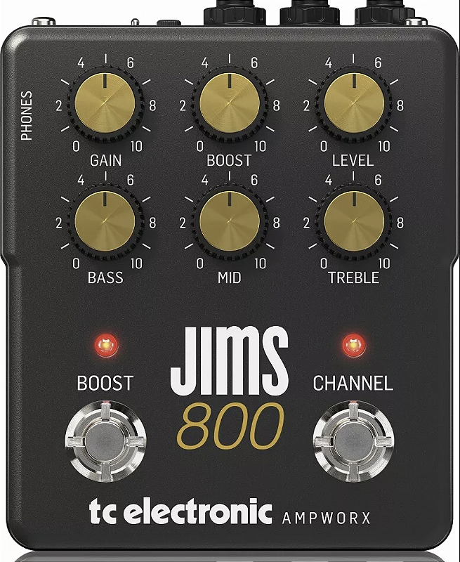 ギター tc electronic JIMS 800 (Marshall JCM800) Pedal Pre-amp Tc Electronic - Jims 800 Preamp - Crunch Music