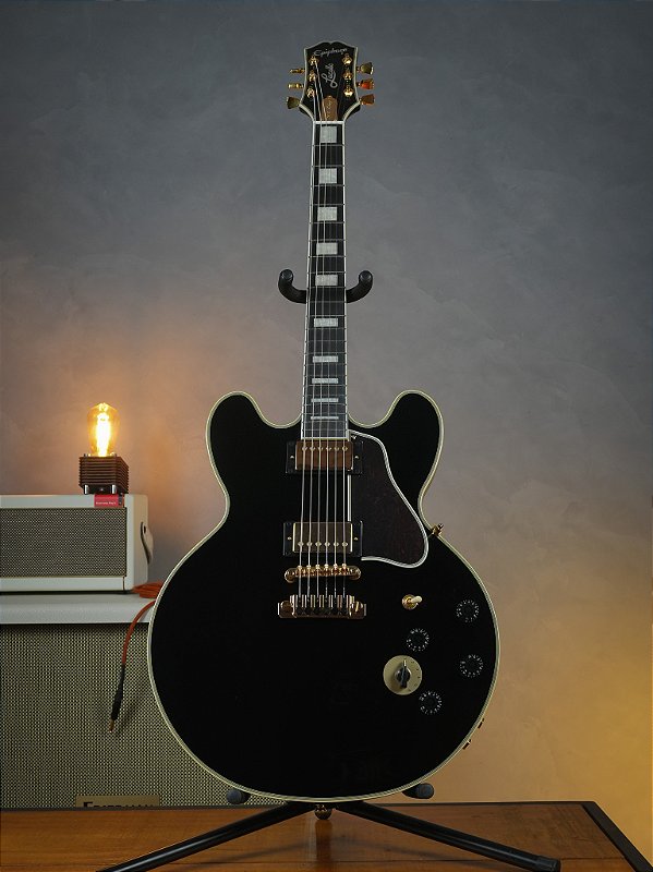 Guitarra Semi Acustica Epiphone Bb King Lucille Case - Ebony