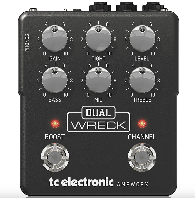 tc electronic DUAL WRECK ギターエフェクター Pedal Pre Amp Tc Electronic - Dual Wreck Preamp - Crunch Music