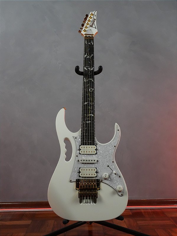 Guitarra Ibanez Jem7vp Steve Vai Signature - White - Crunch Music