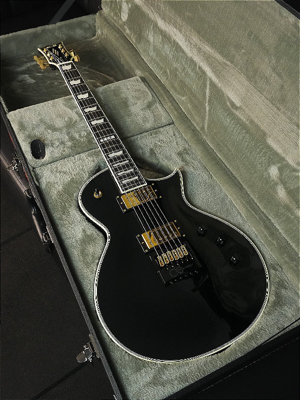 GUITARRA ESP E-II ECLIPSE FT EVERTUNE BLACK - Crunch Music