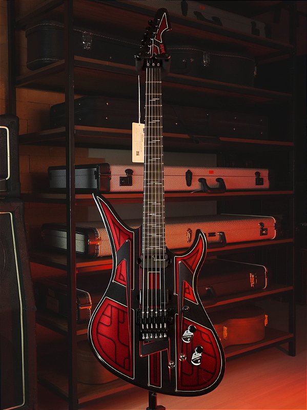 Guitarra Schecter Avenger Fr-s Przym Vespid Metalic Red 928