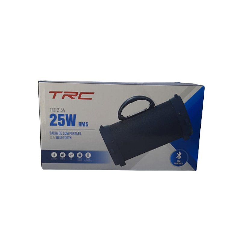 Caixa de Som Portátil Bluetooth (25W) TRC-215A trc Sound - Visolucoes -  Comercio de Poridutos de Informática LTDA