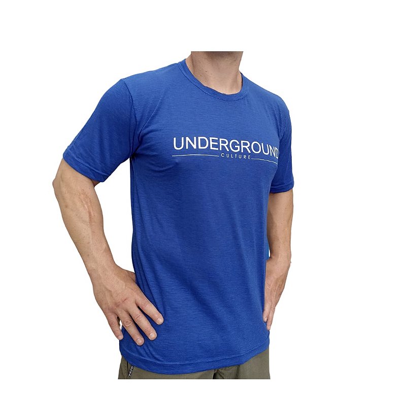 Camiseta azul royal flame underground
