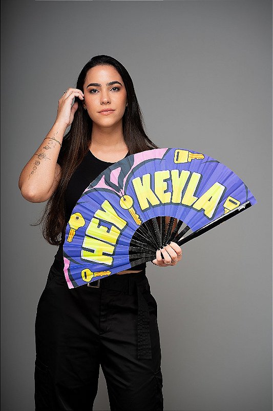 Leque Bambu Premium Hey Keyla 2021 - Sassy Made in Brazil
