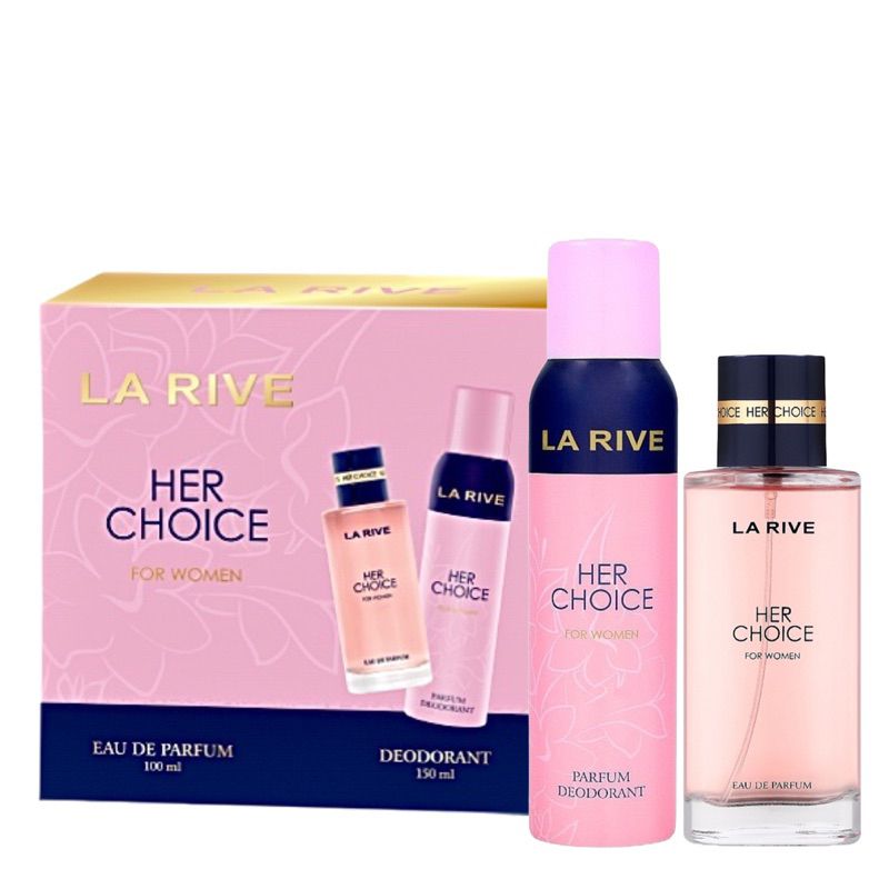 Descubra a fragrância irresistível do Kit Her Choice La Rive e