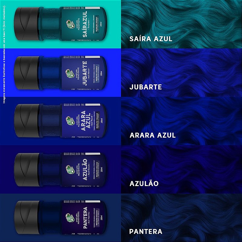 Kamaleão Color - 150ml - Azuis - BH Beleza Cosméticos.