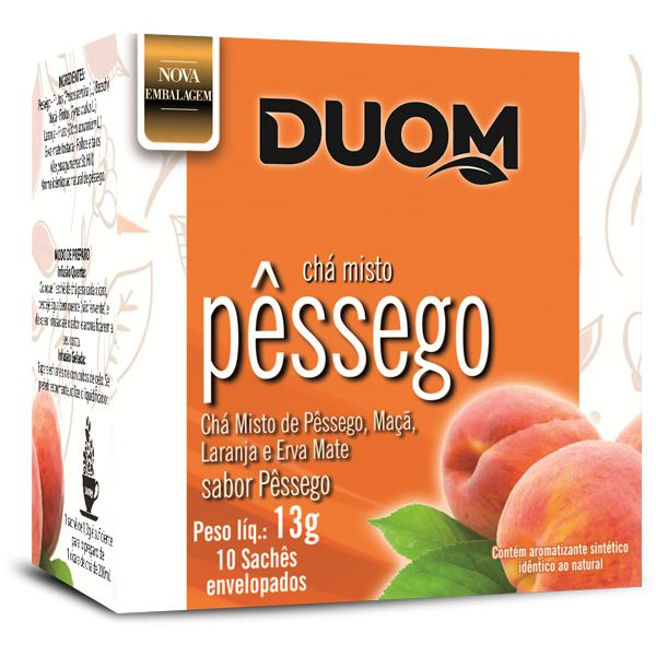 Ch de P ssego com Ma 10 sach s Duom Loja Virtual de Produtos