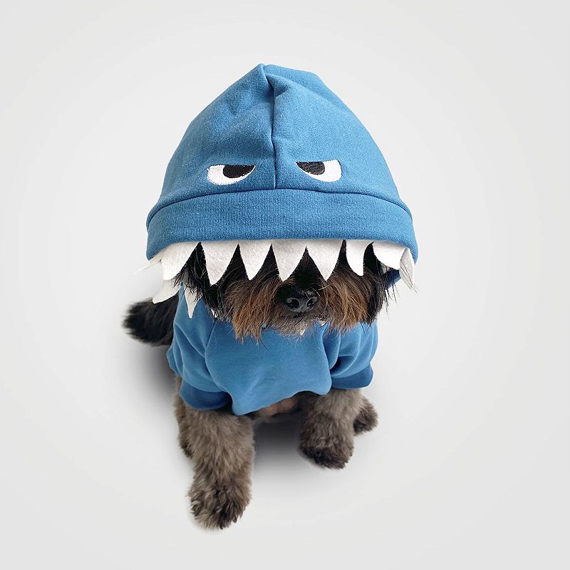 Roupa Cães Tutelo Moletom Comfy Azul - Tudo de Bicho