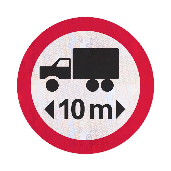 Placa comprimento máximo permitido R-18 - Loja Viária - Produtos para ...