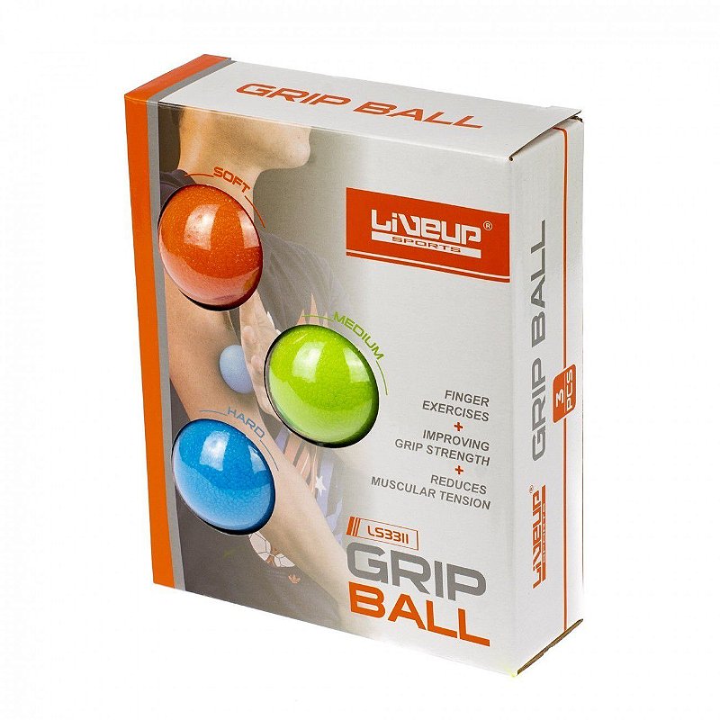 KIT BOLAS DE MASSAGEM SOFT,MEDIUM,HARD - LIVEUP