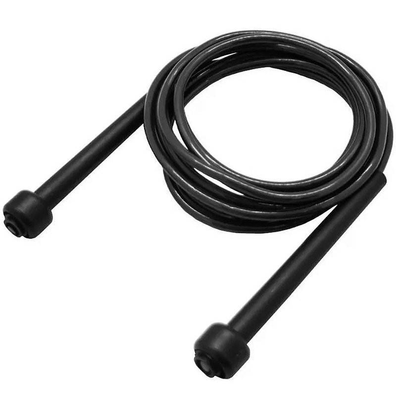 Corda de Pular PVC Acte Preta Para Treino Funcional