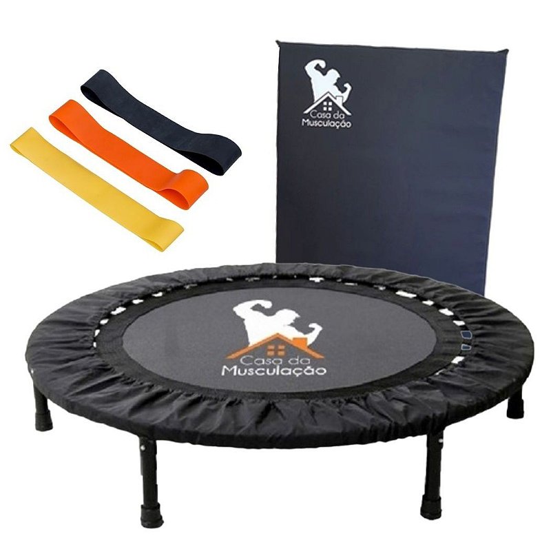 Kit Jump Profissional + Colchonete + 3 Mini Bands LiveUp