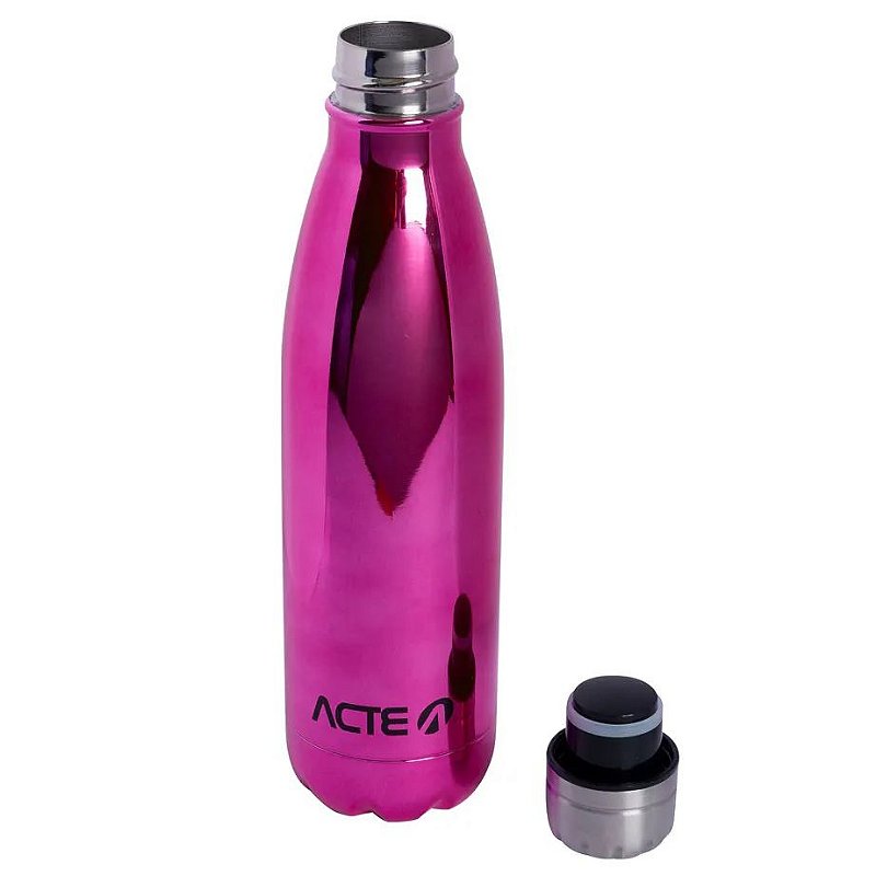 Garrafa Térmica Squeeze Acte Sports Rosa 500ml