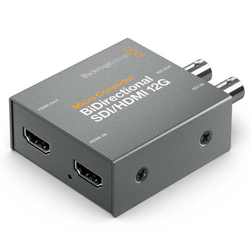 Blackmagic Micro Conversor BiDirecional 12G com Fonte - Campvideo