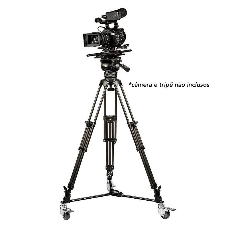 Kit E-Image Tripé EI-7050 e Dolly EI-7003 - Campvideo