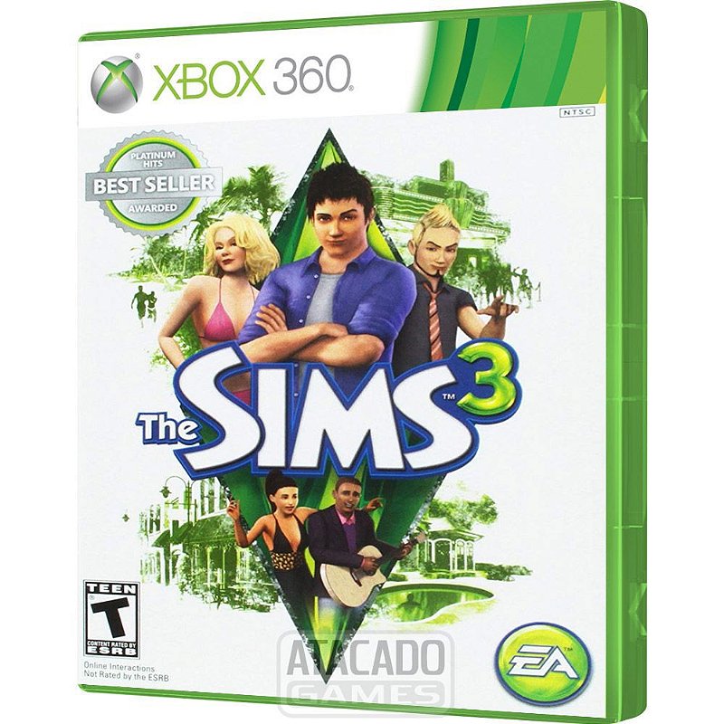 US版　SIMS3セット The Sims 3 Xbox 360 - www.espiaogames.com.br