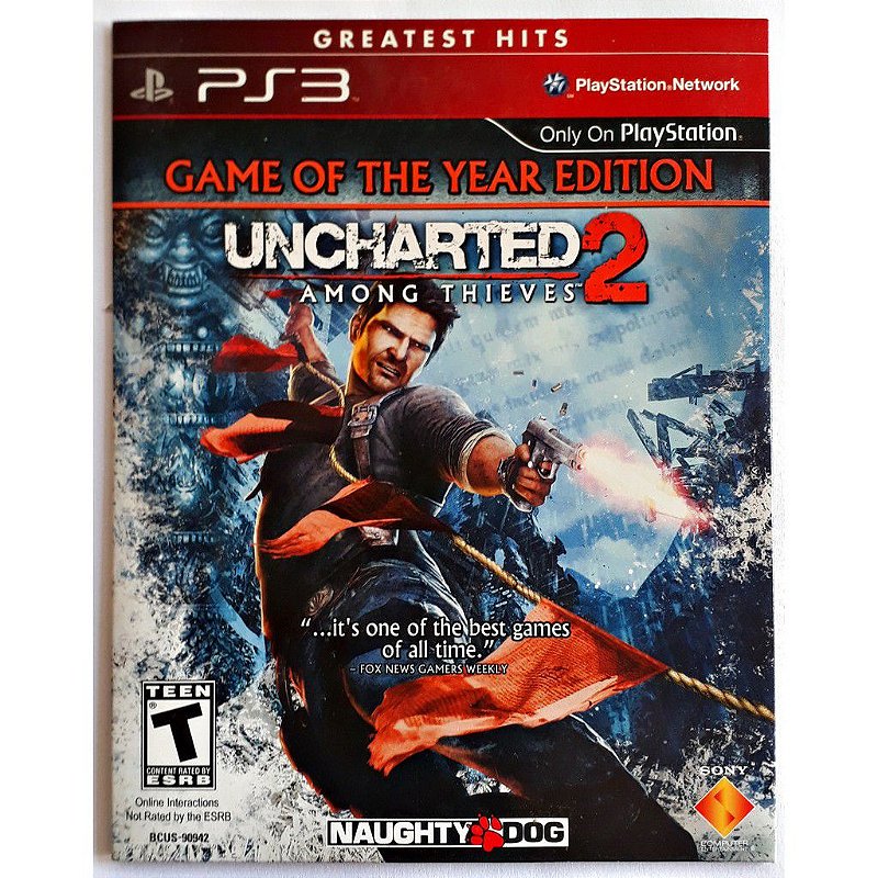 PS3 Lot of 3 Games Uncharted Uncharted 2 & Infamous Playstation 3
