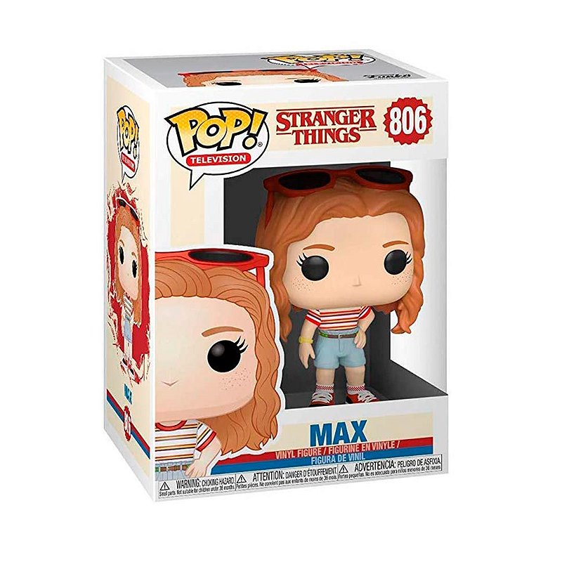 ストレンジャーシングス マックス POP TELEVISION 806 Funko Pop Max Stranger Things 806 - www.espiaogames.com.br