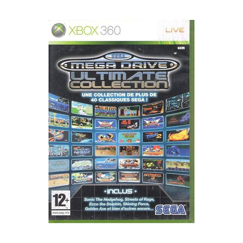 Mega Drive Ultimate Collection Microsoft Xbox 360 Pal Eng Nouveau