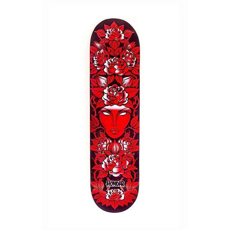 Shape Hondar Maple Eve Foil red 8.0 - Pégasos Skate Shop
