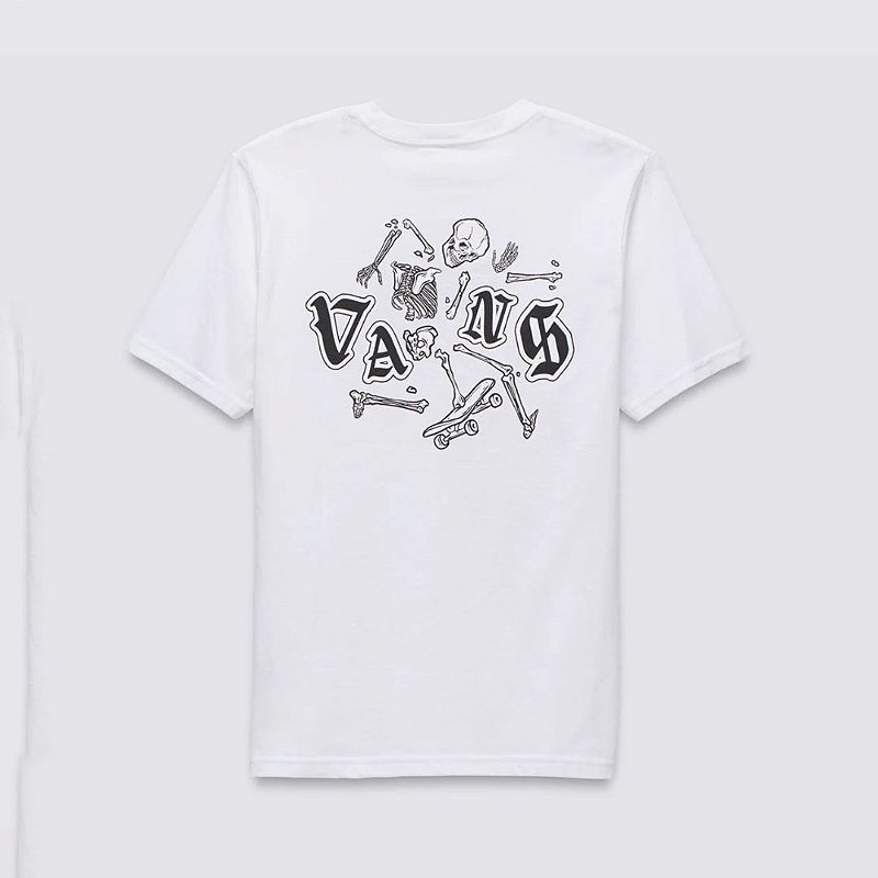 Camiseta Vans Shatered SS White Infantil - Pégasos Skate Shop