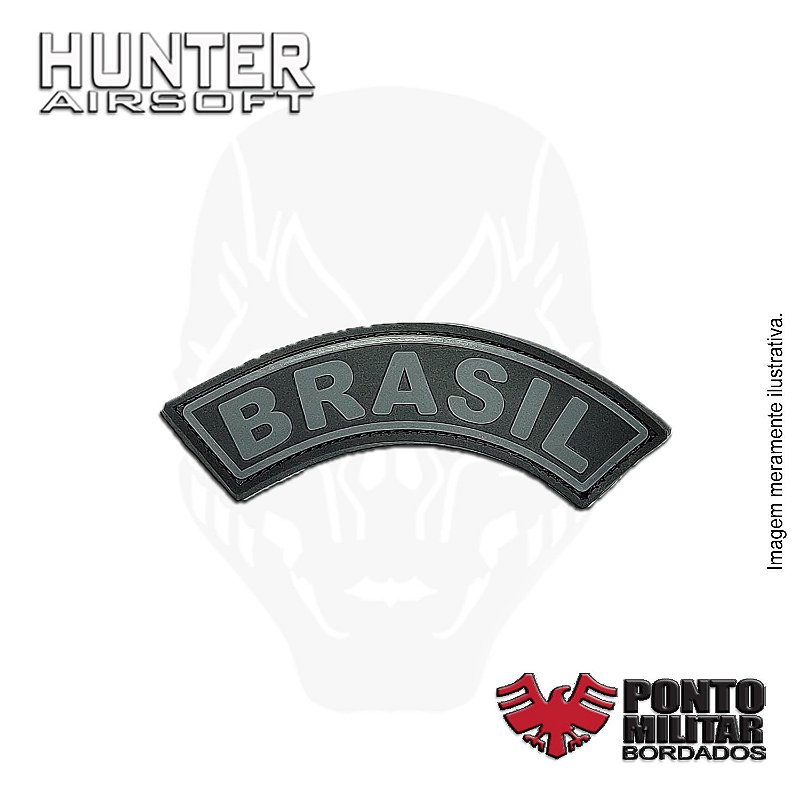 Patch manicaca Brasil negativa emborrachado - Ponto Militar