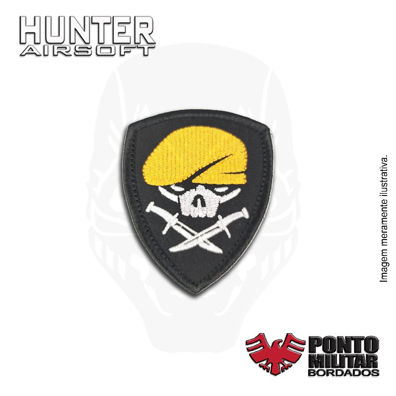 Patch Bordado Airsoft 6,5x9 cm Cód.2389