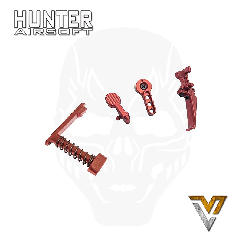 Kit Custom padrão M4 Neptune Red Editon - VL Airsoft Parts