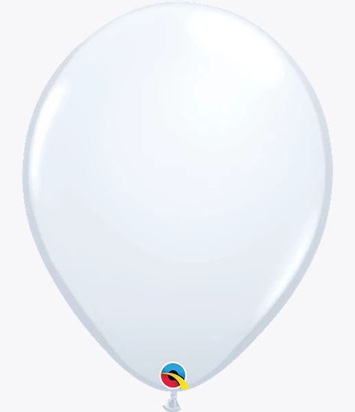 Balao 16 Polegadas Balão 16 Polegadas Branco - Jessica Balões - Balões Personalizados