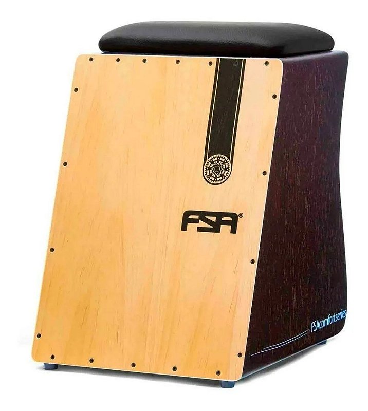 CAJON ELETRICO FSA CONFORT FCA4505 TABACO Musical RIFF Loja de