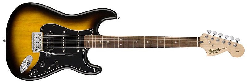 Guitarra Squier Affinity Stratocaster HSS Brown Sunburst - Musical