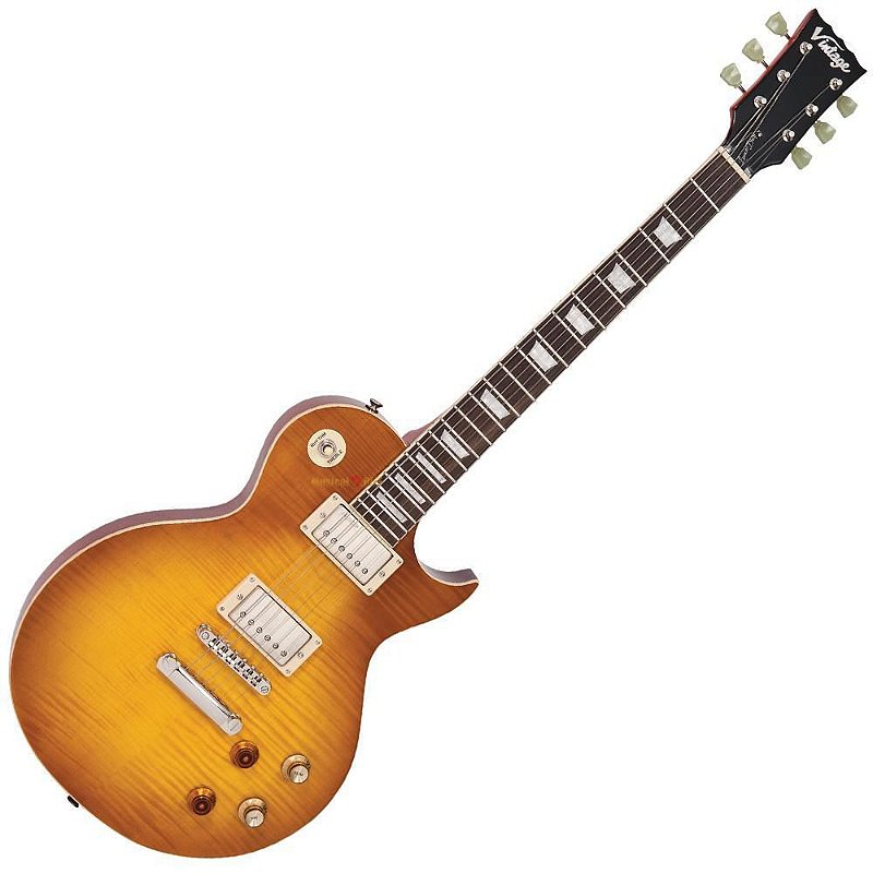 GUITARRA LES PAUL VINTAGE V100PGM LEMON DROP - Musical RIFF - Loja