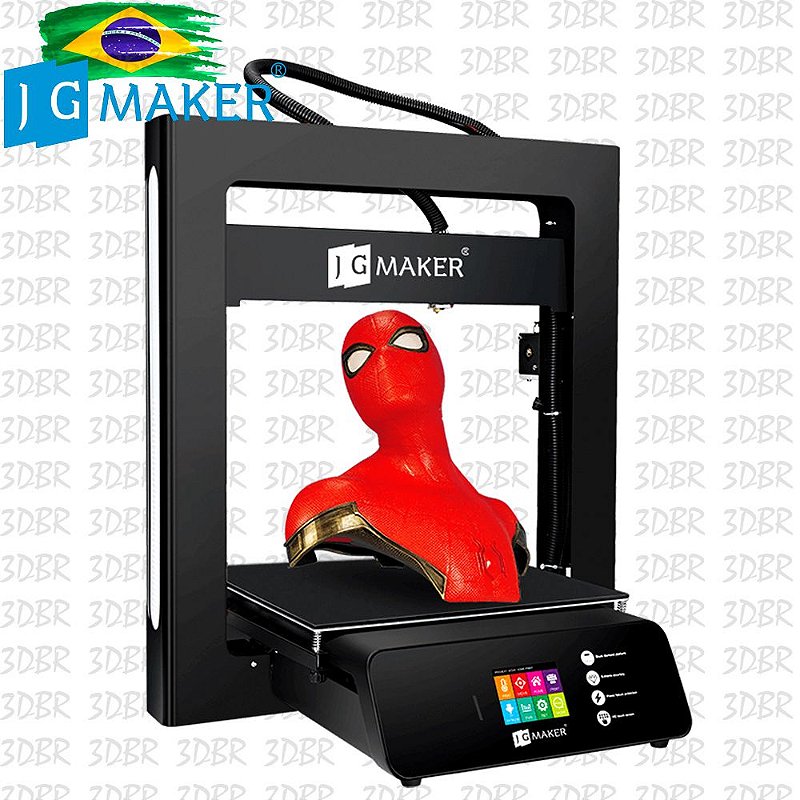 Impressora 3D JGAurora/JGMaker A5S - 3DBR, as melhores marcas e