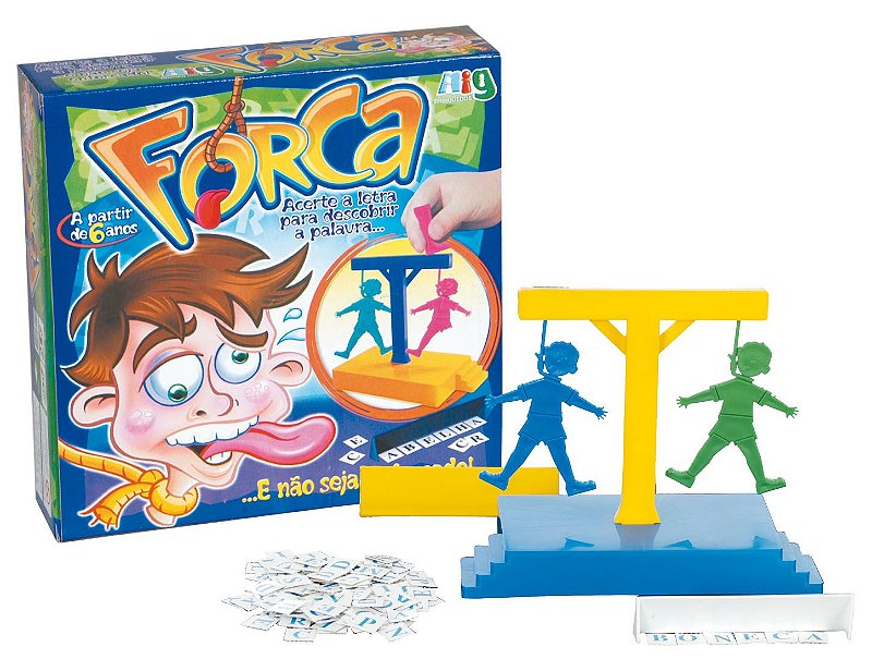 Jogo da Forca Jogo Educativo NIG MC Toys