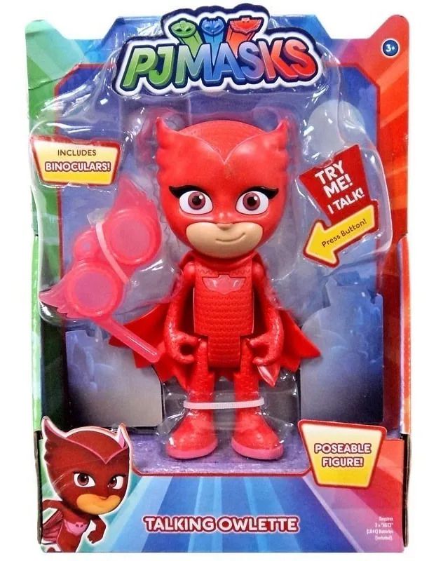 Boneca Articulada - Pj Masks - Corujita com Som - DTC - Papelaria Arco Iris