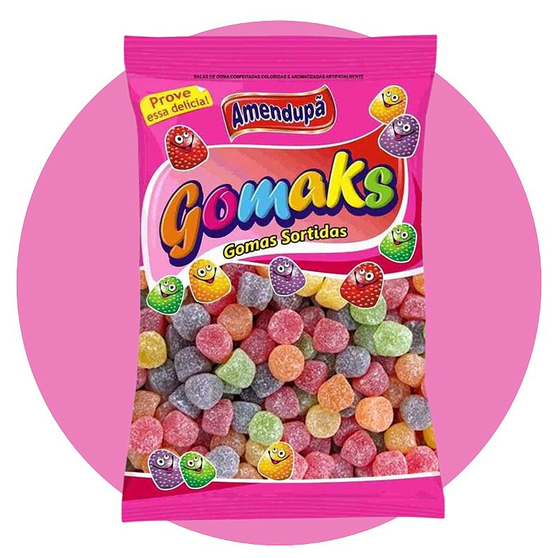 Bala de Goma Festa 400g Amendupã - Mercadoce - Doces, Confeitaria