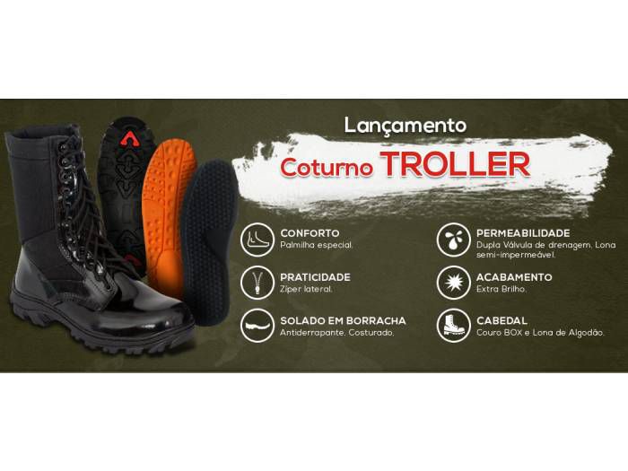 Coturno Troller Atalaia - Selva Radical - Artigos Militares e esportivos
