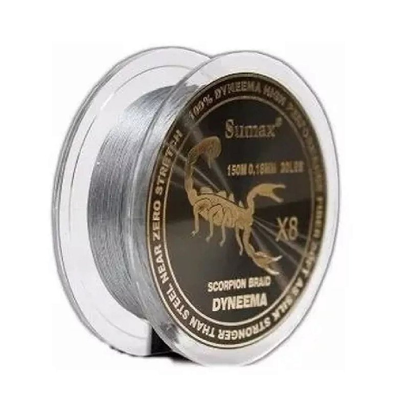 Linea Da Pesca Intrecciata Dyneema 300m - Bianca, Resistente, Per