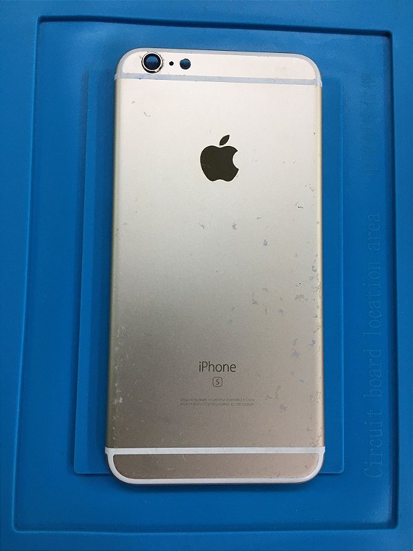 Carcaça Chassi Iphone 6s Plus Dourado Original Apple