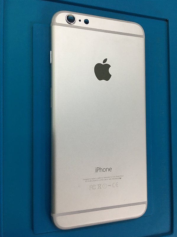 Carcaça Chassi Iphone 6 Plus Prata Original Apple WORLD GPS