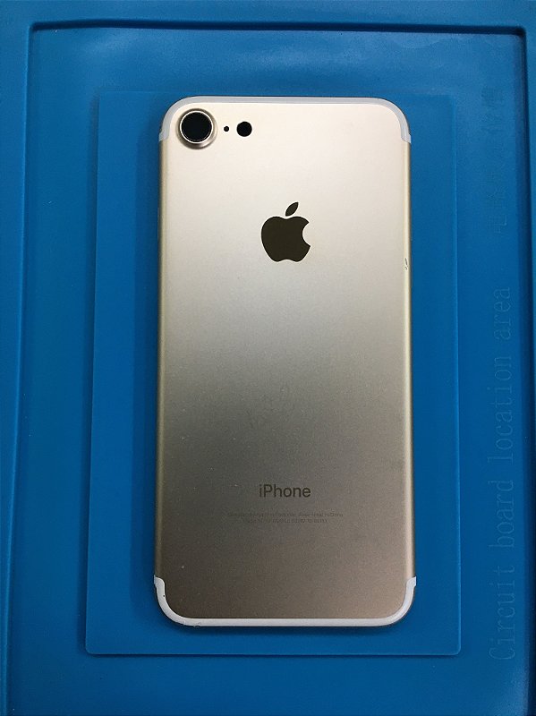 Carcaça Chassi Iphone 7 Dourado Original Apple com