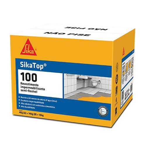 Sikatop 100 CX 18KG - Imperbau Impermeabilizantes