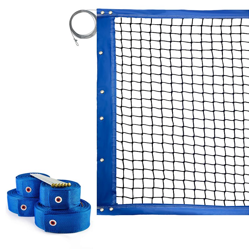 Kit beach tennis duplas com marcação Evo Sports Azul Royal 8,5 metros
