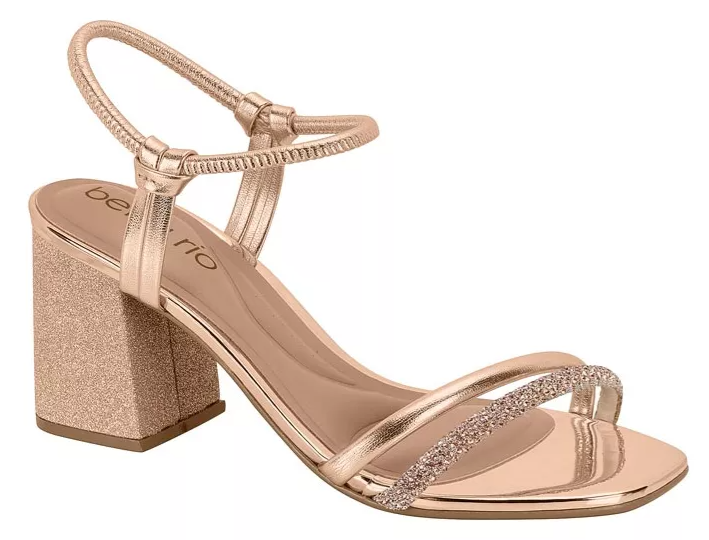 Sandália Festa Salto Baixo Bloco Grosso Beira Rio 8436213 Wilian