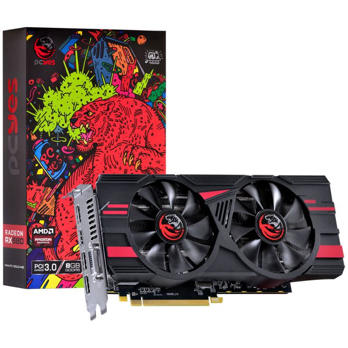 PLACA DE VIDEO AMD RADEON RX 580 8GB GDDR5 256 BITS DUAL-FAN