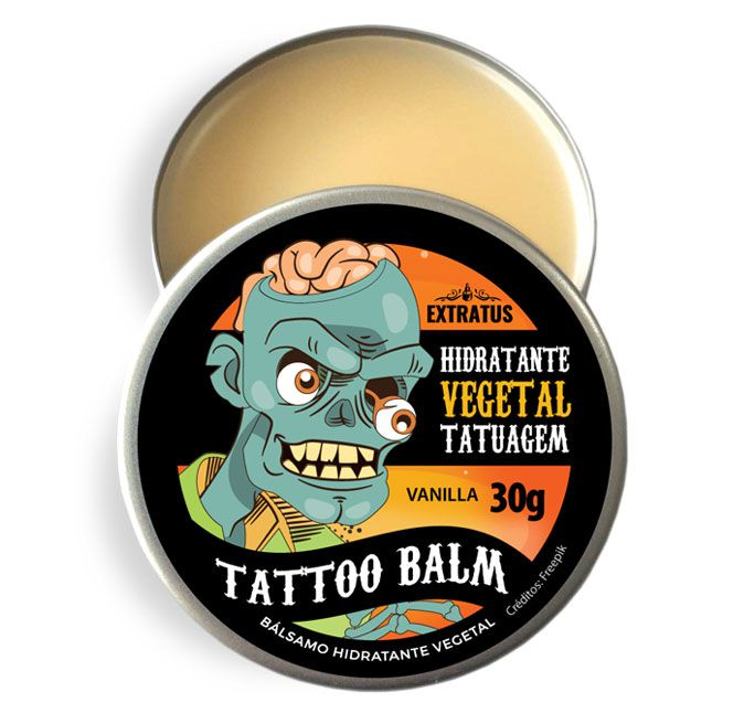 Vaselina para tatuagem Vegana 100% Natural - Tattoo Balm Extratus