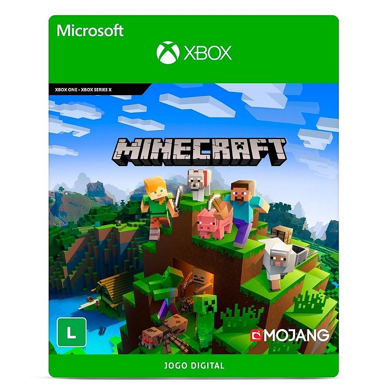 Jogo Minecraft Master Collection - Xbox 25 Dígitos Código Digital