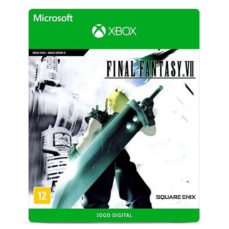 Jogo Final Fantasy VII - Xbox 25 Dígitos Código Digital - PentaKill Store -  Gift Card e Games