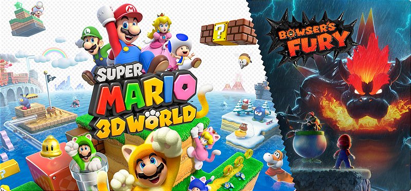 Super Mario 3D World + Bowser's Fury - Nintendo Switch 16 Dígitos